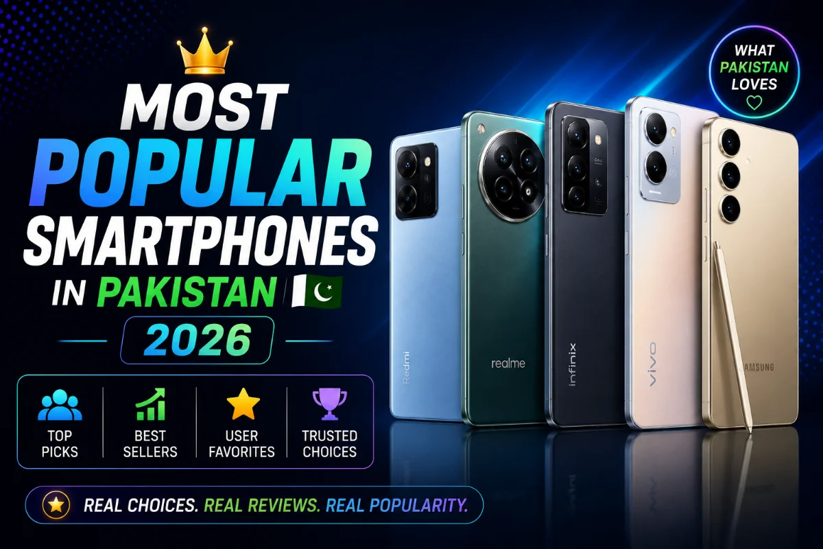 Most popular smartphones in Pakistan during 2026