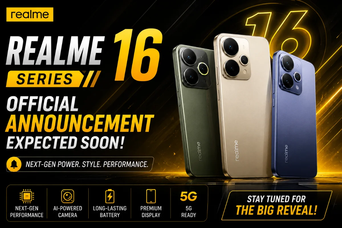 Realme 16 Series leaked design showing upgraded cameras and premium build