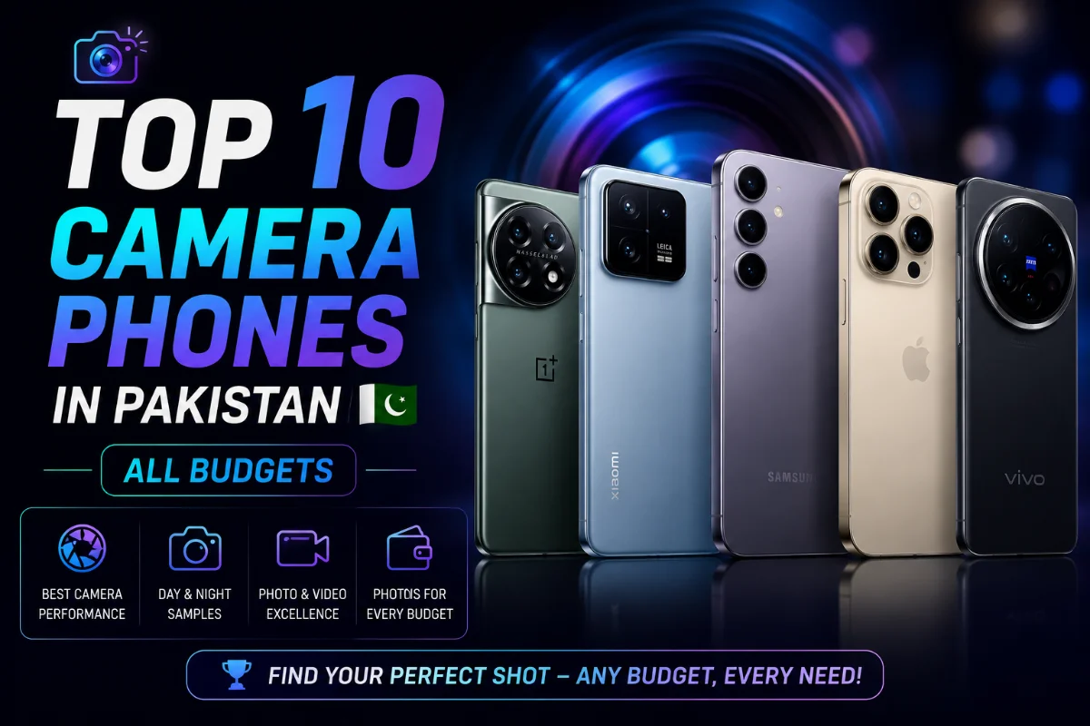 Top camera phones in Pakistan across all price ranges