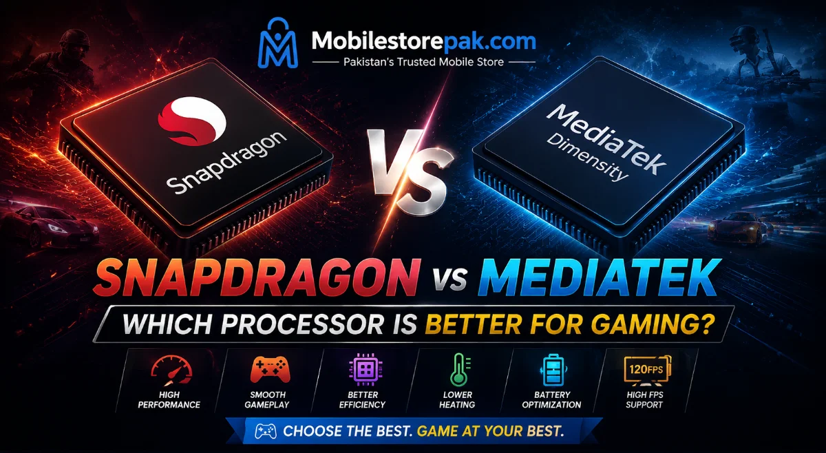 Snapdragon vs MediaTek processors comparison for mobile gaming performance