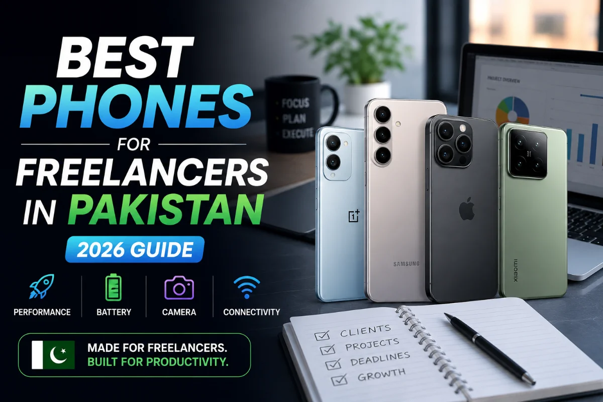 Best smartphones for freelancers in Pakistan for productivity and online work